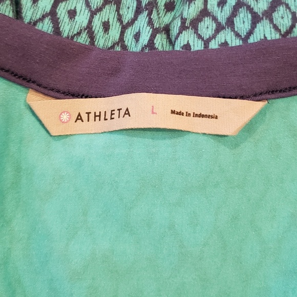 Athleta Faux Wrap Modal Dress Large - Picture 5 of 6